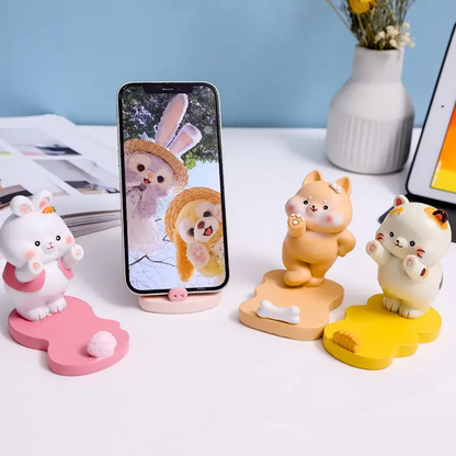 Cute Animal Phone Stand for Desk