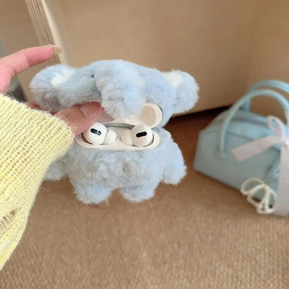 Teddy Plush AirPods Case Protective Cover