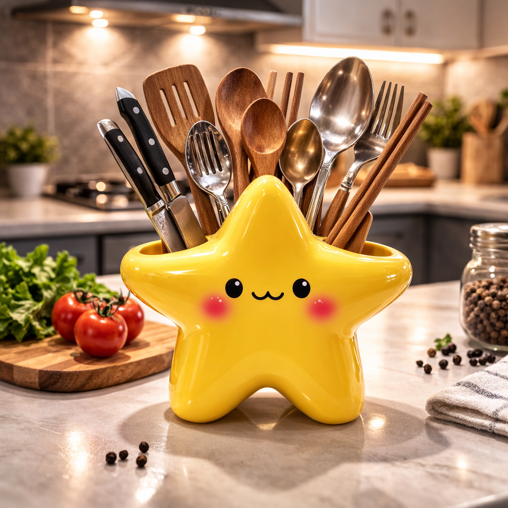 Cute Star Shape Toothbrush Holder