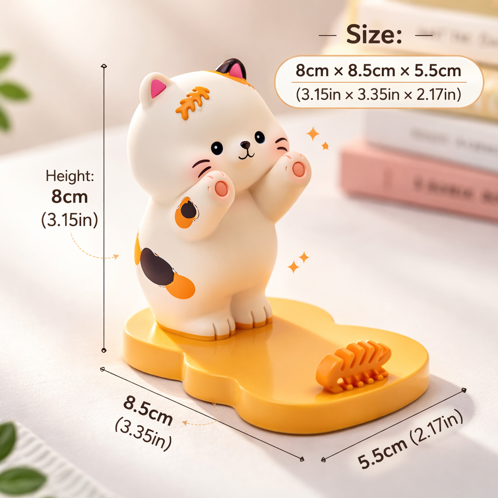 Cute Animal Phone Stand for Desk