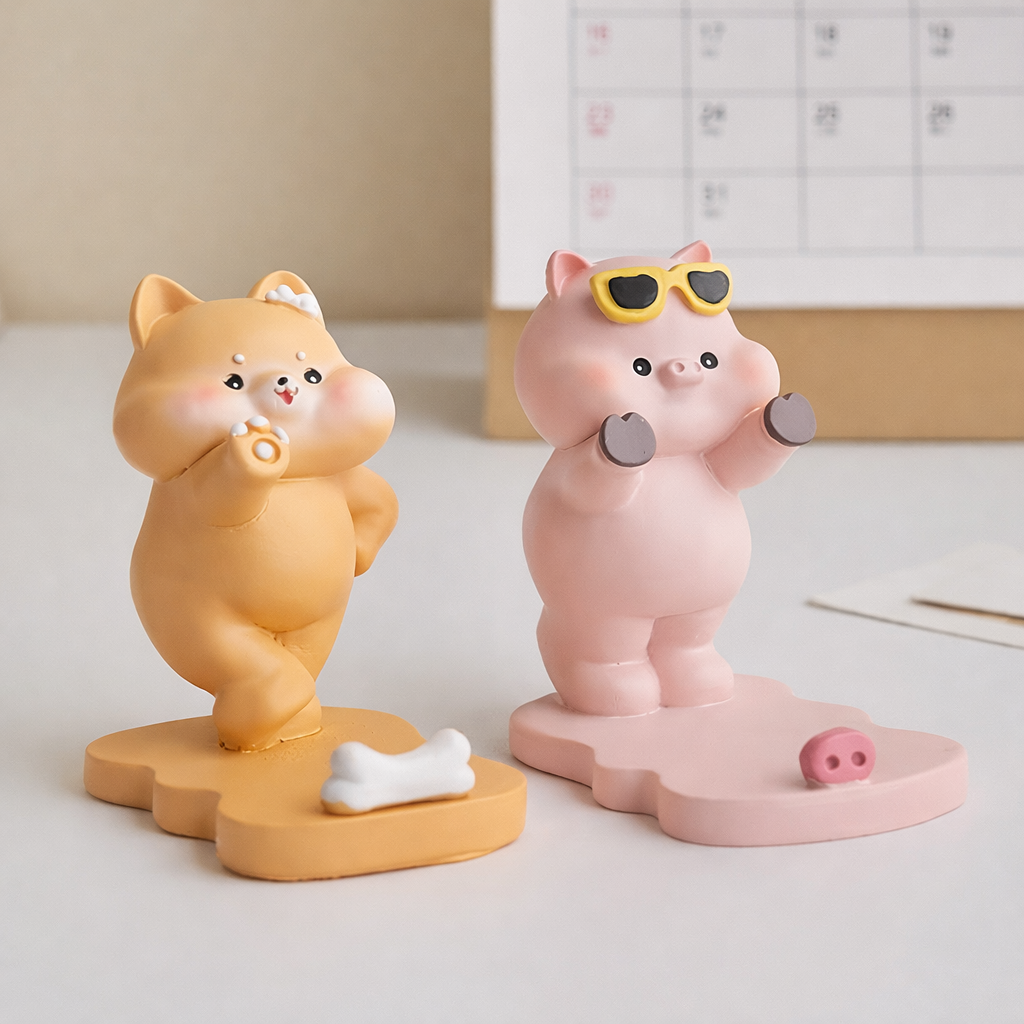 Cute Animal Phone Stand for Desk