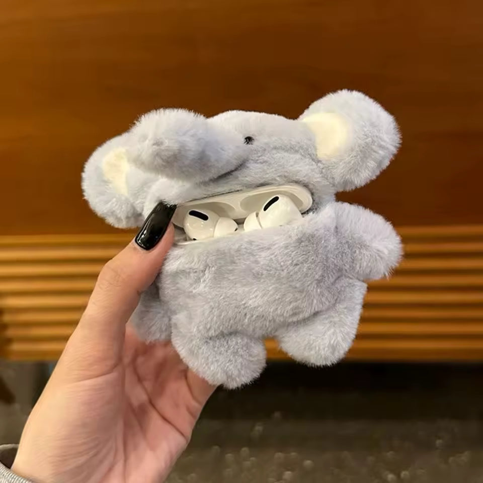 Teddy Plush AirPods Case Protective Cover